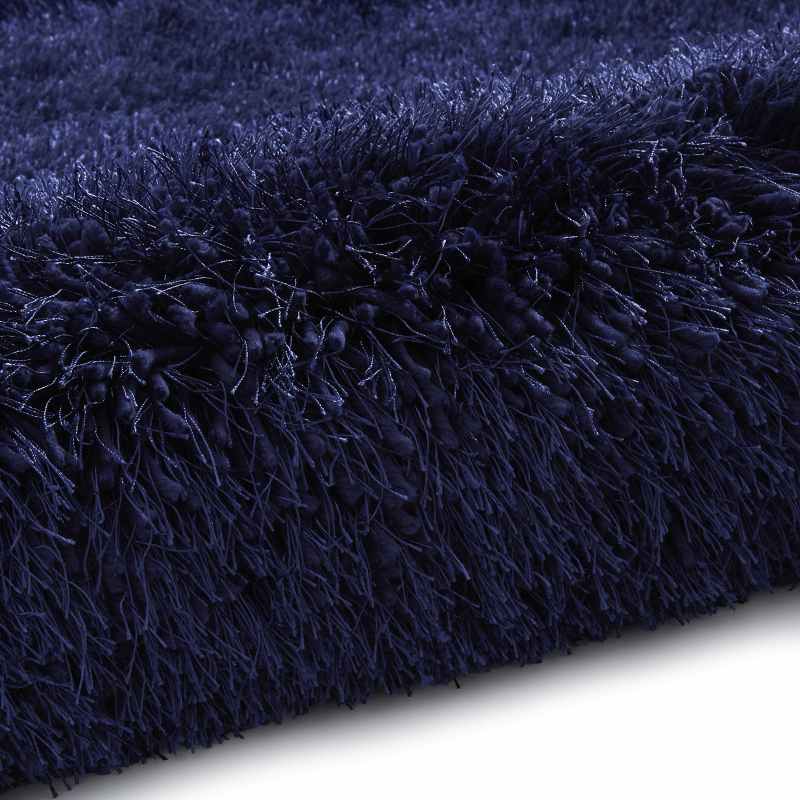 Montana Shaggy Rugs in Dark Navy
