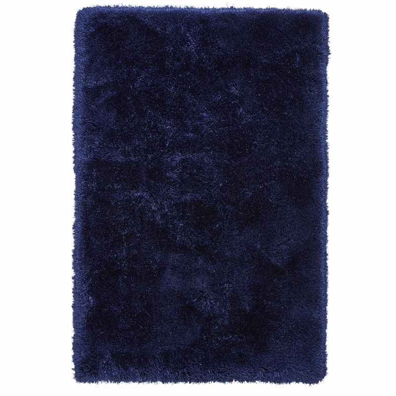 Montana Shaggy Rugs in Dark Navy
