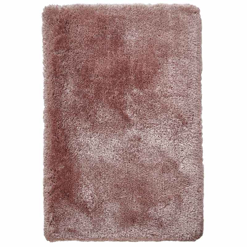 Montana Shaggy Rugs in Rose