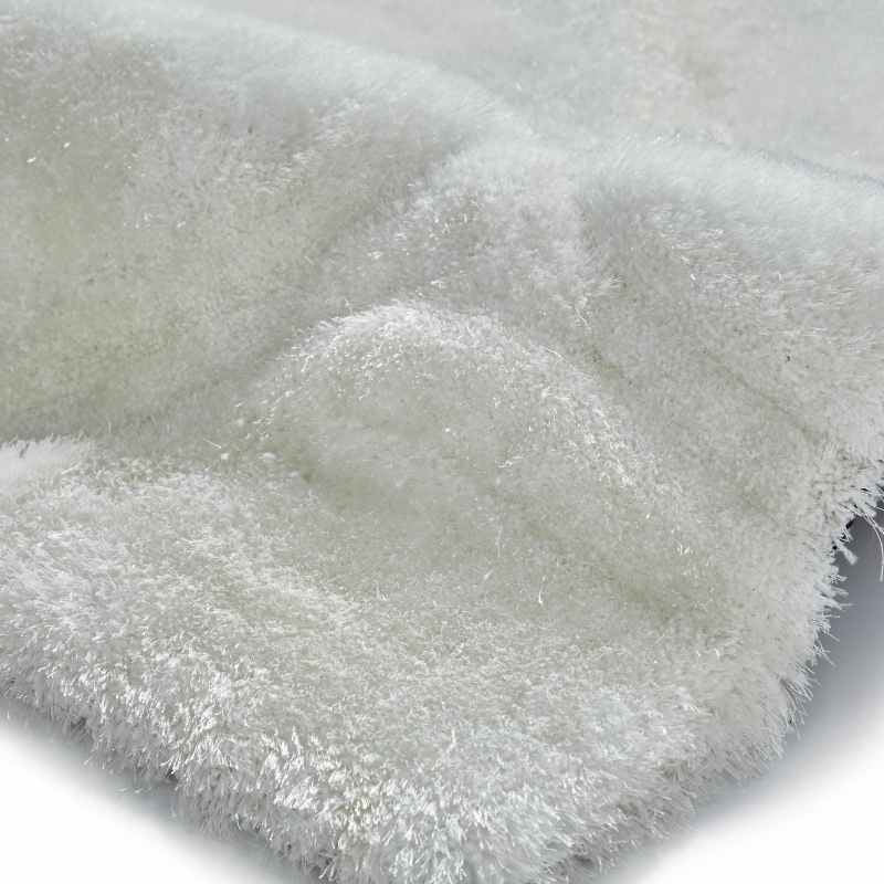 Noble House 5858 Shaggy Pebble Rugs in Cream