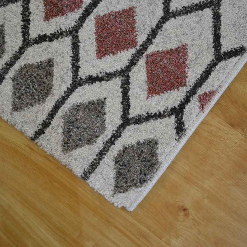 Liberty Geometric Rugs 34001 6111 in Pink