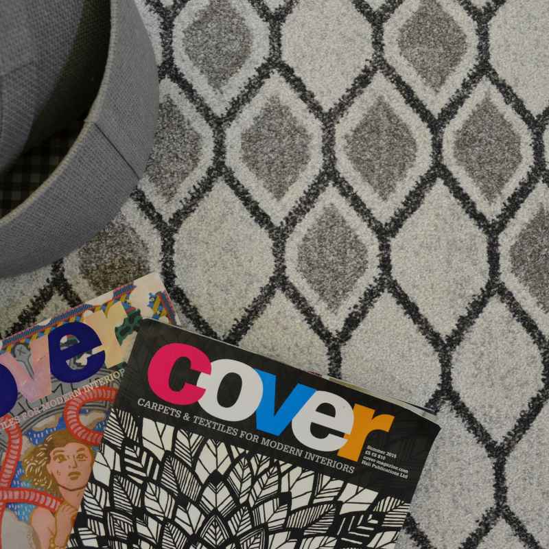 Liberty Geometric Rugs 34001 6111 in Pink
