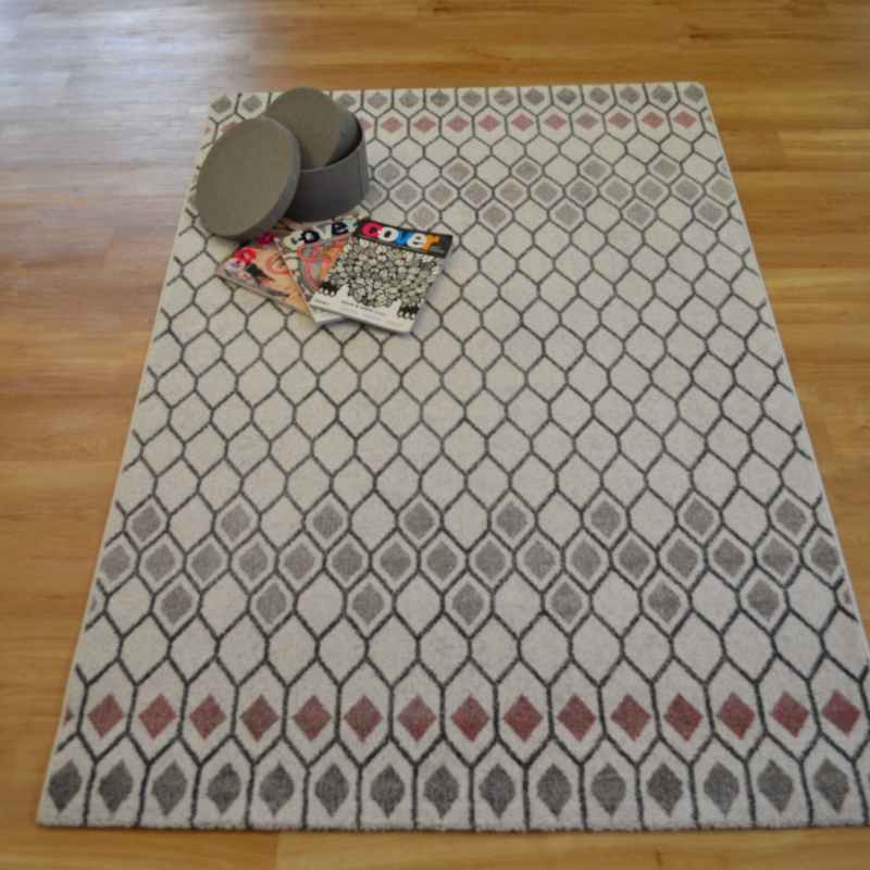 Liberty Geometric Rugs 34001 6111 in Pink