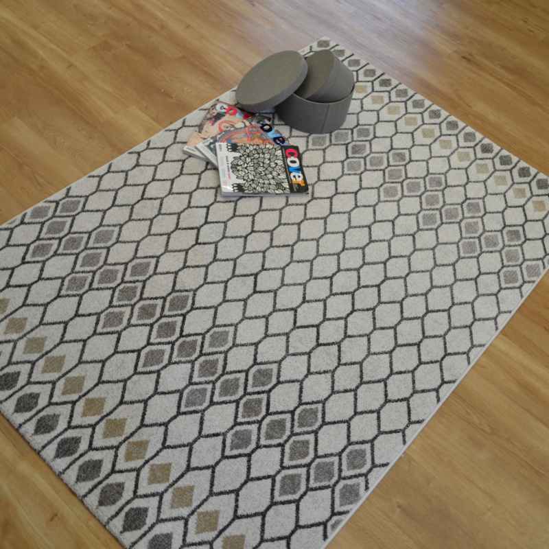 Liberty Geometric Rugs 34001 6191 in Gold