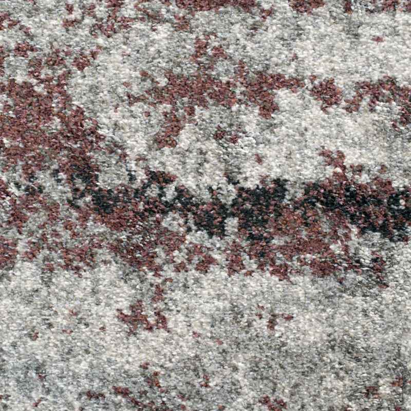 Liberty Modern Abstract Rugs 34026 6111 in Pink