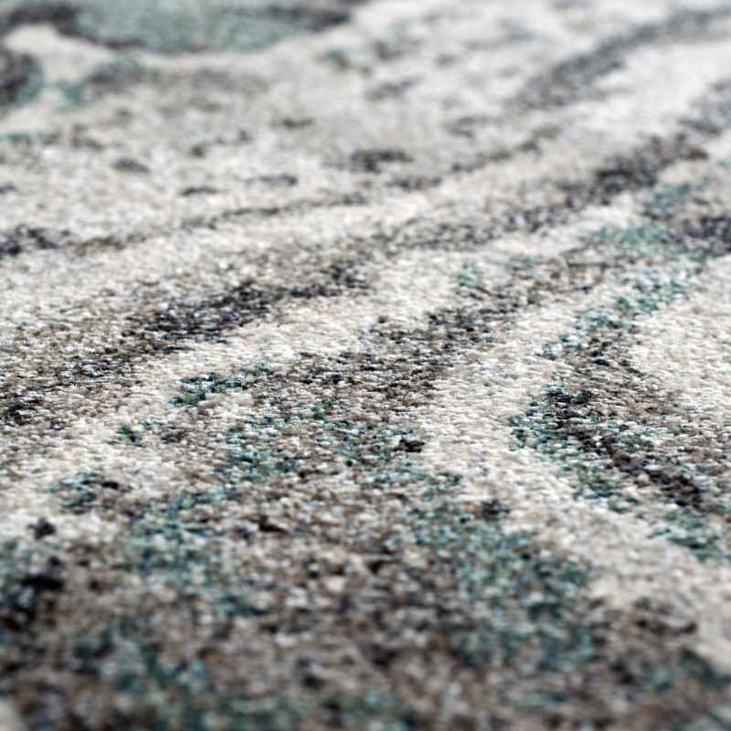 Liberty Modern Marble Abstract Rugs 34040 6141 in Green