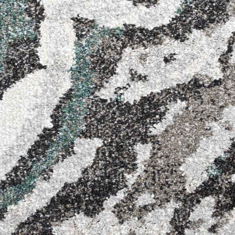 Liberty Modern Marble Abstract Rugs 34040 6141 in Green
