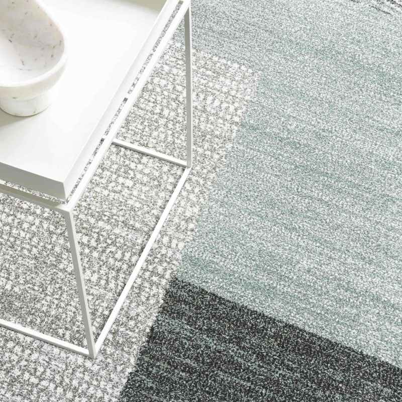Liberty Geometric Modern Rugs 34100 4272 in Green