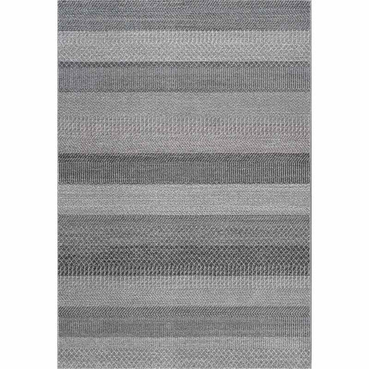 Liberty Geometric Striped Modern Rugs 34105 4262 in Green