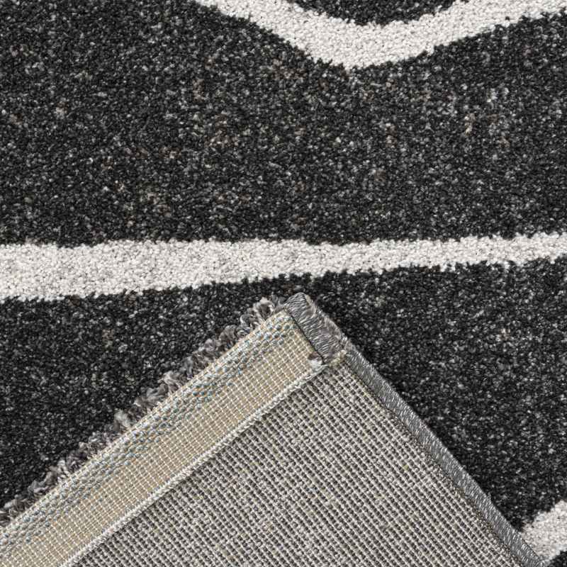 Liberty 34145 3161 Geometric Abstract Rug in charcoal Grey