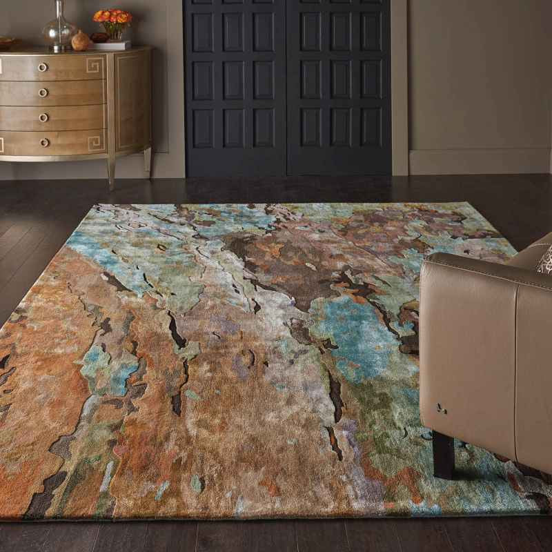 Prismatic Modern Abstract Rugs in PRS09 Multi-Coloured by Nourison
