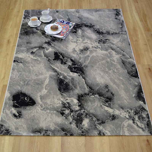 Modern Marble Rugs 37204 922 in Light Grey