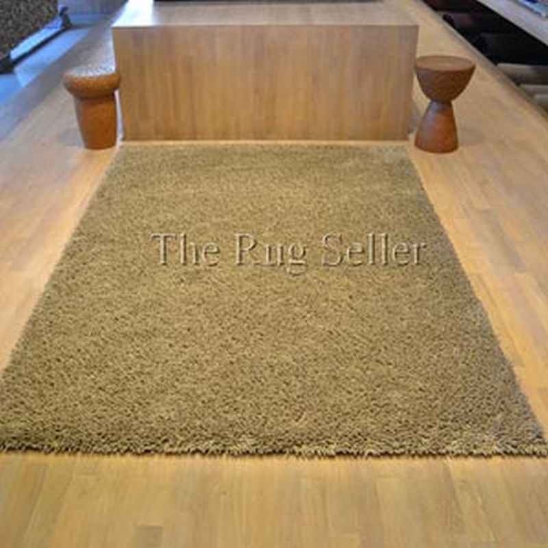 Gravel Modern Shaggy Wool Rugs by Brink & Campman 68006