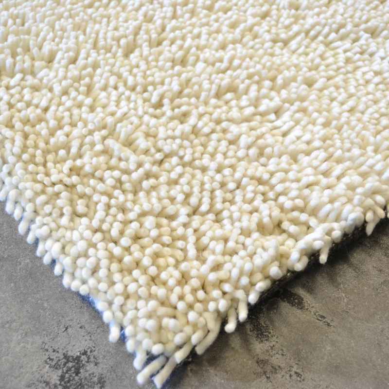 Gravel Modern Shaggy Wool Rugs by Brink & Campman 68009