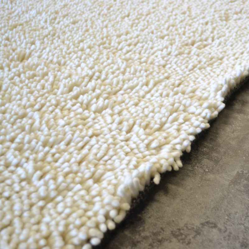 Gravel Modern Shaggy Wool Rugs by Brink & Campman 68009