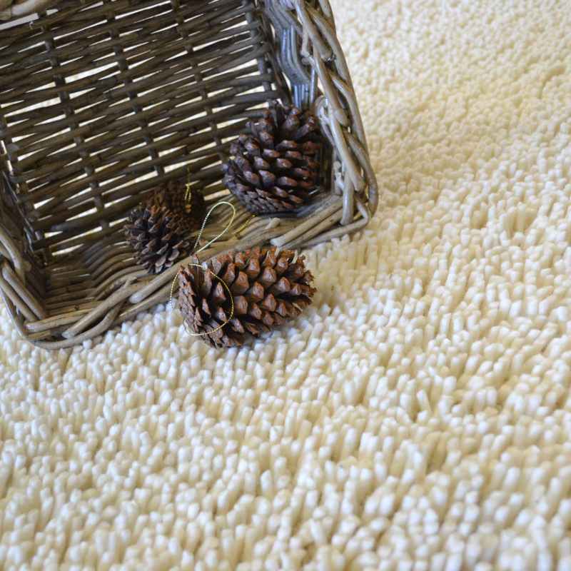 Gravel Modern Shaggy Wool Rugs by Brink & Campman 68009