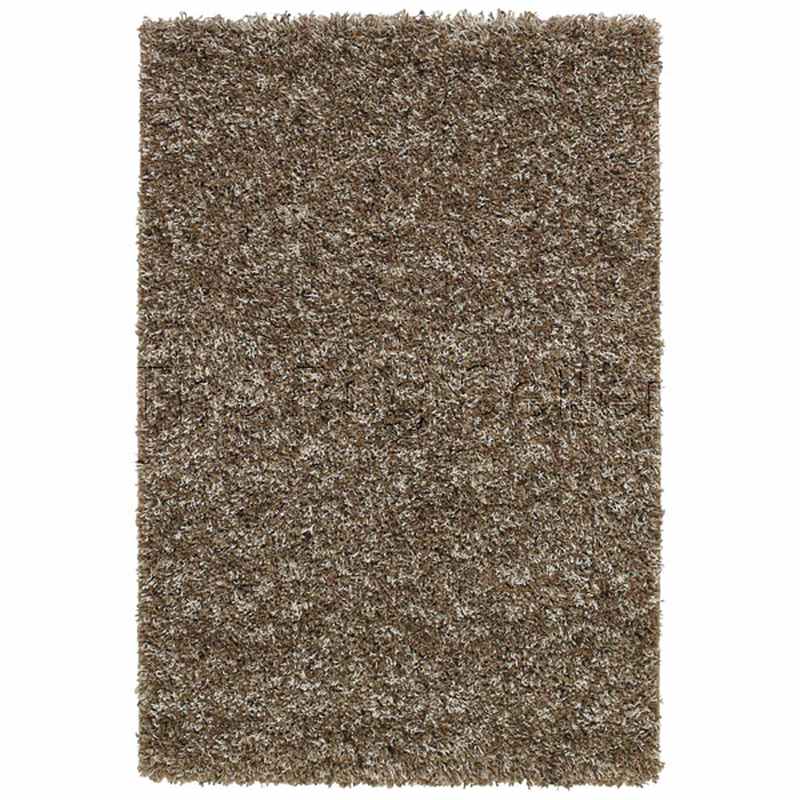 Vista Soft Shaggy Plain Rugs 3547 Beige
