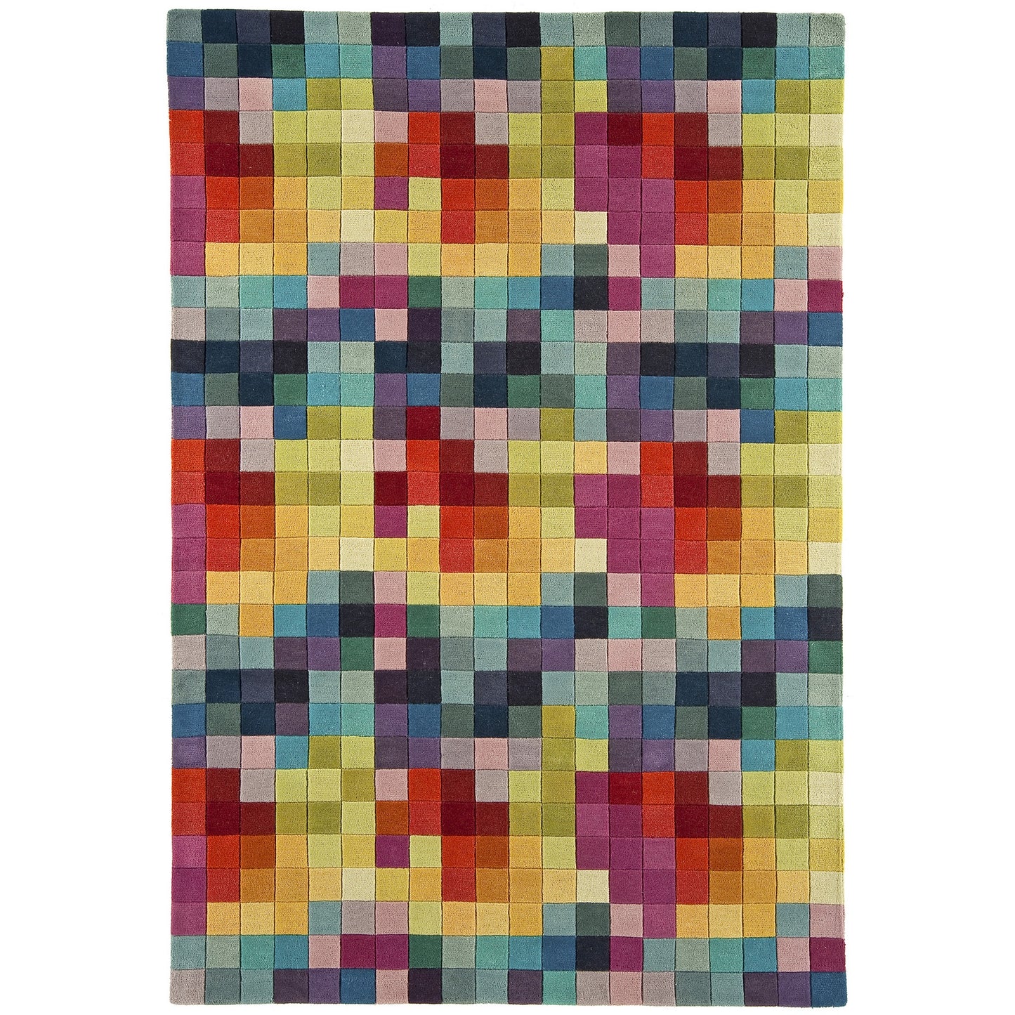 Funk Rugs - Multi Coloured Bright Modern Pure Wool