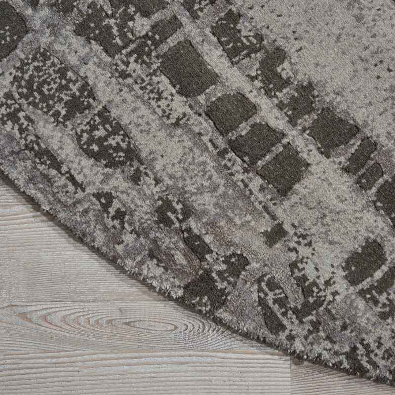 Nourison Twilight Circular Rugs TWI10 in Hazel