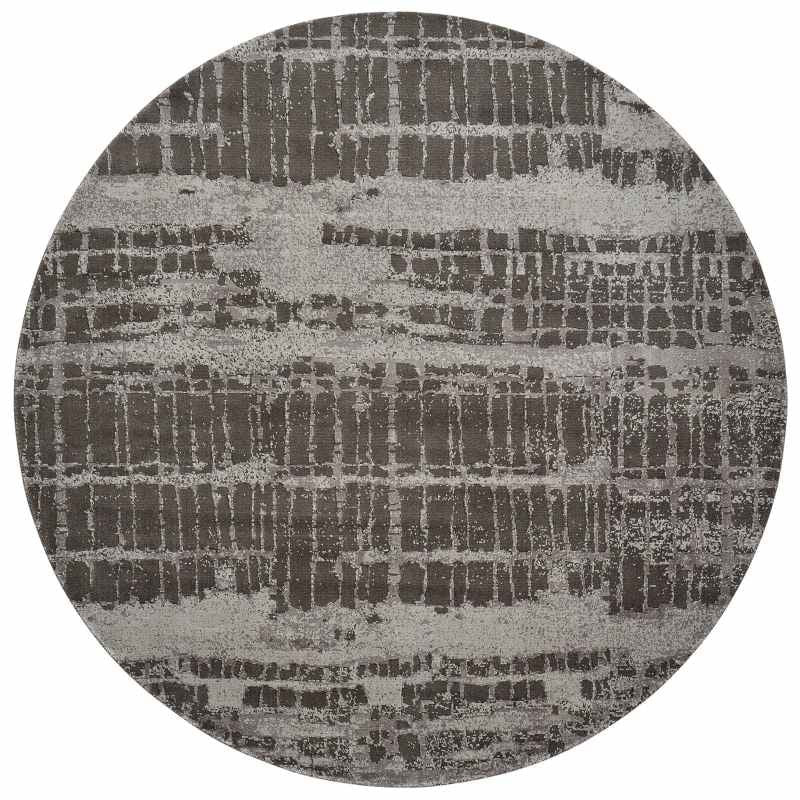 Nourison Twilight Circular Rugs TWI10 in Hazel