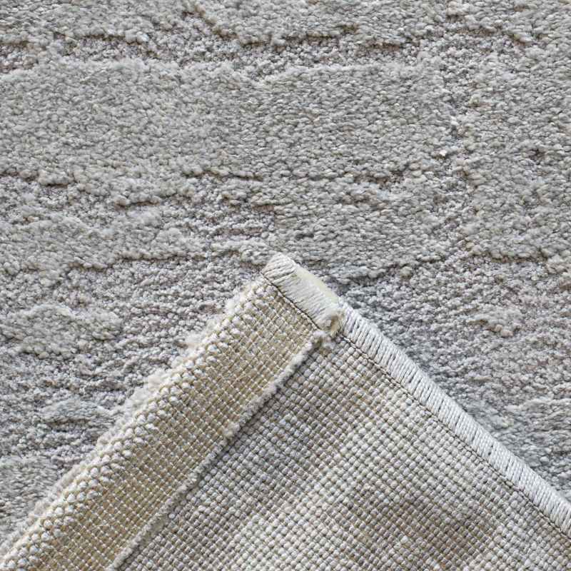 Geo Modern Abstract Textured 410003 2121 Rugs in Beige