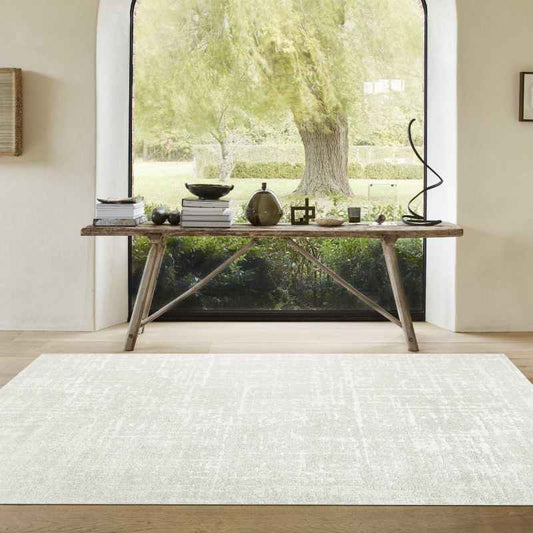 Geo Modern Abstract Textured  410003 6161 Rugs in Cream