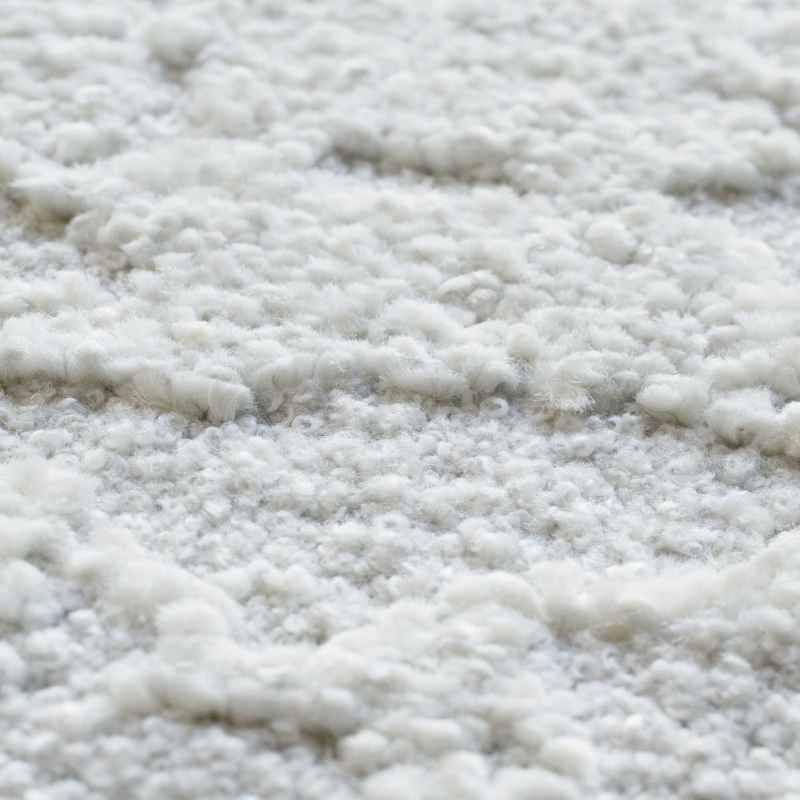 Geo Modern Abstract Textured 410003 6161 Rugs in Cream