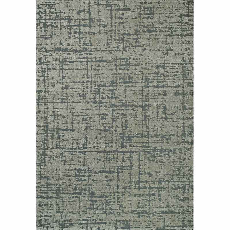 Geo Modern Abstract Textured 410003 7131 Rugs in Grey