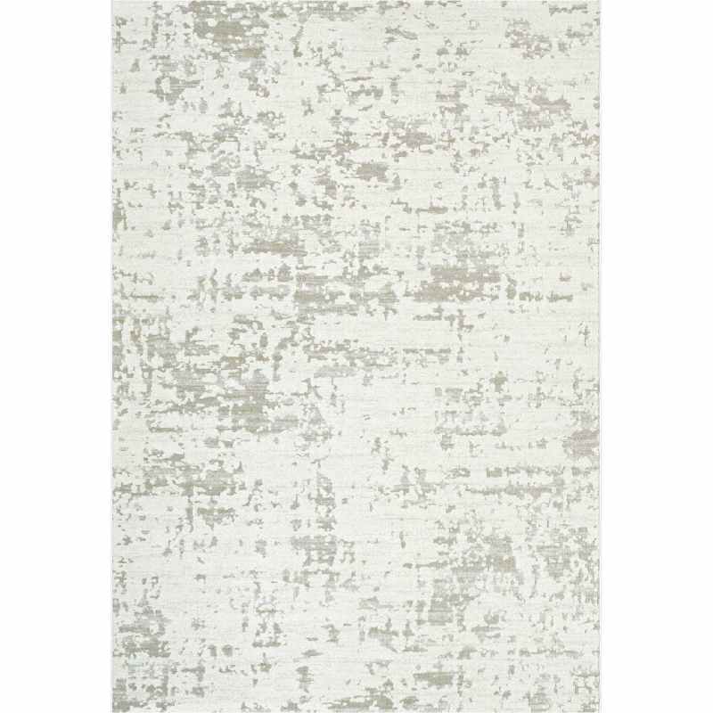 Geo Modern Abstract Textured Rugs in 410007 6121 Cream