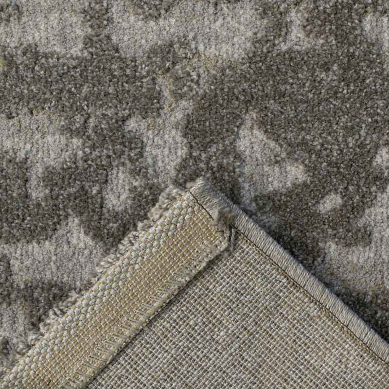 Geo Modern Abstract Textured Rugs in 410007 7121 Taupe Beige