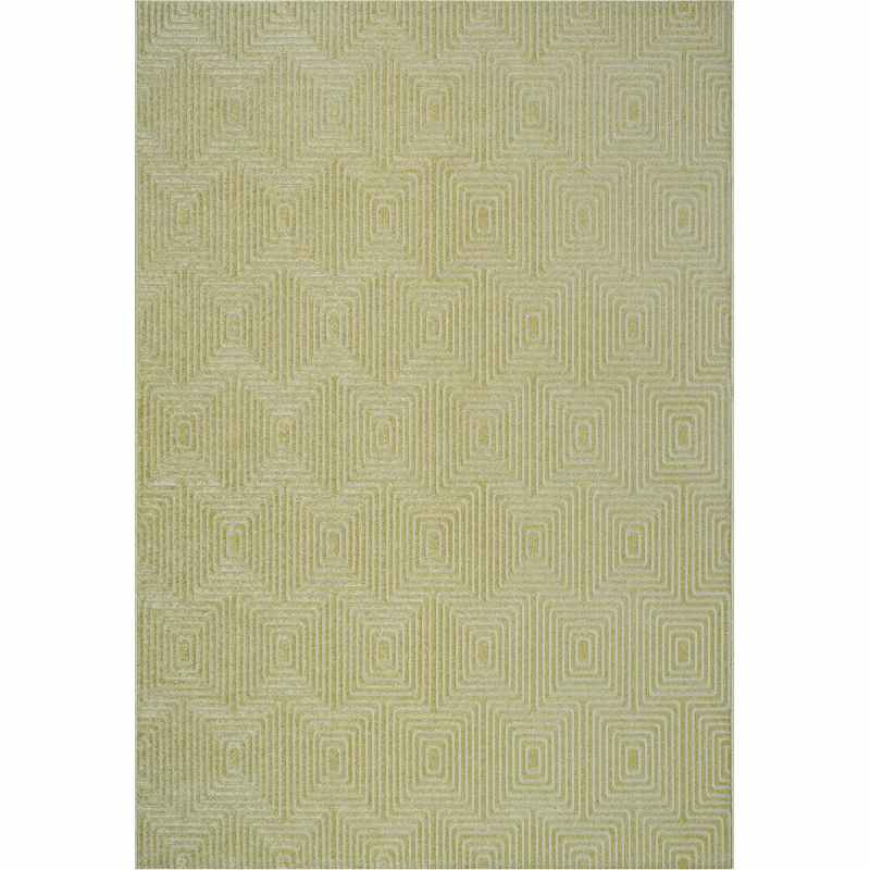 Geometric Modern Textured Rugs in 410009 9191 Gold Beige