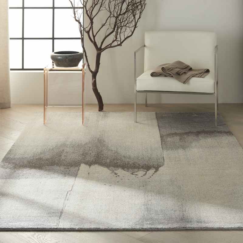 Gradient Rugs GDT05 in Silica by Calvin Klein
