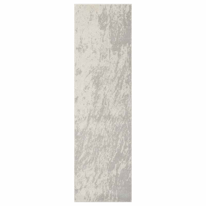 Maxell Hallway Runners MAE12 by Nourison in Ivoy and Grey