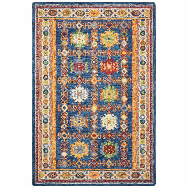 Vibrant Rugs VIB09 in Navy by Nourison