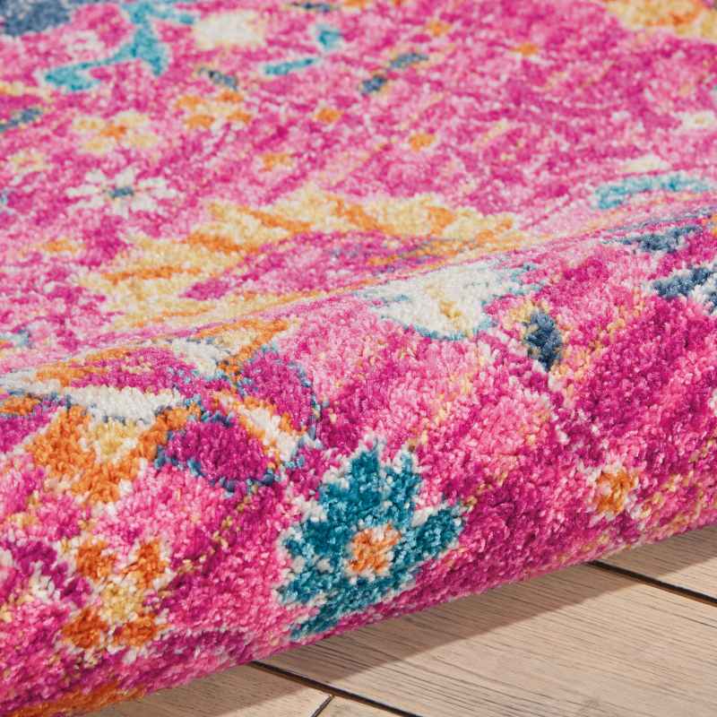 Passion Modern Persian Rugs PSN01 in Fuchsia Pink