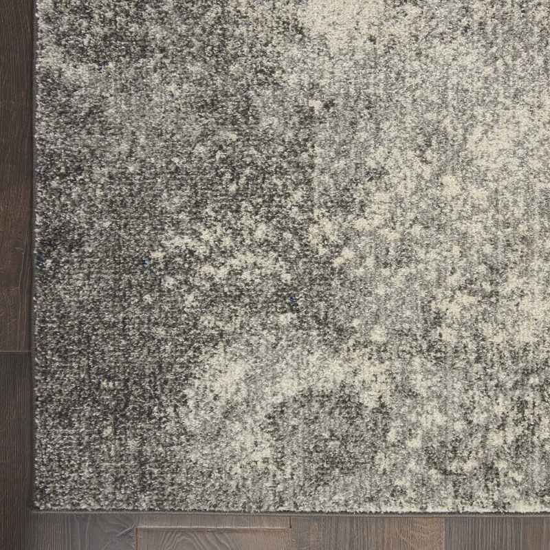 Passion PSN10 Abstract Modern Rugs in Charcoal Grey Ivory
