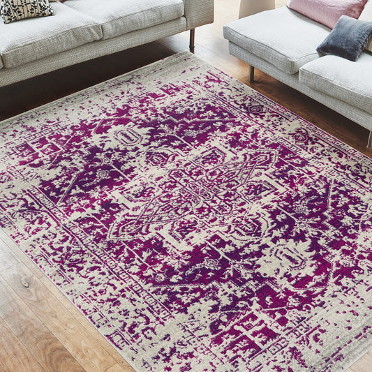 Nova Rugs NV08 in Antique Red