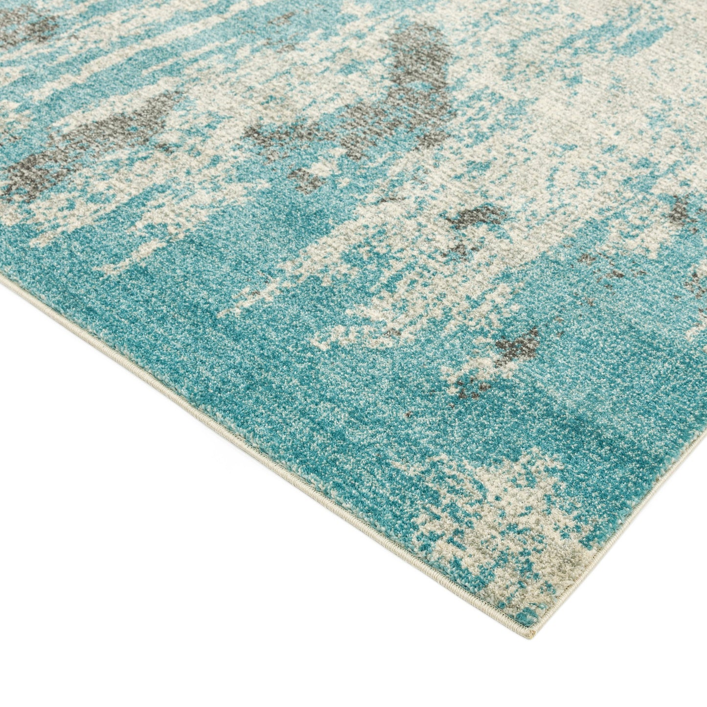 Nova Rugs NV15 in Painterly Duck Egg