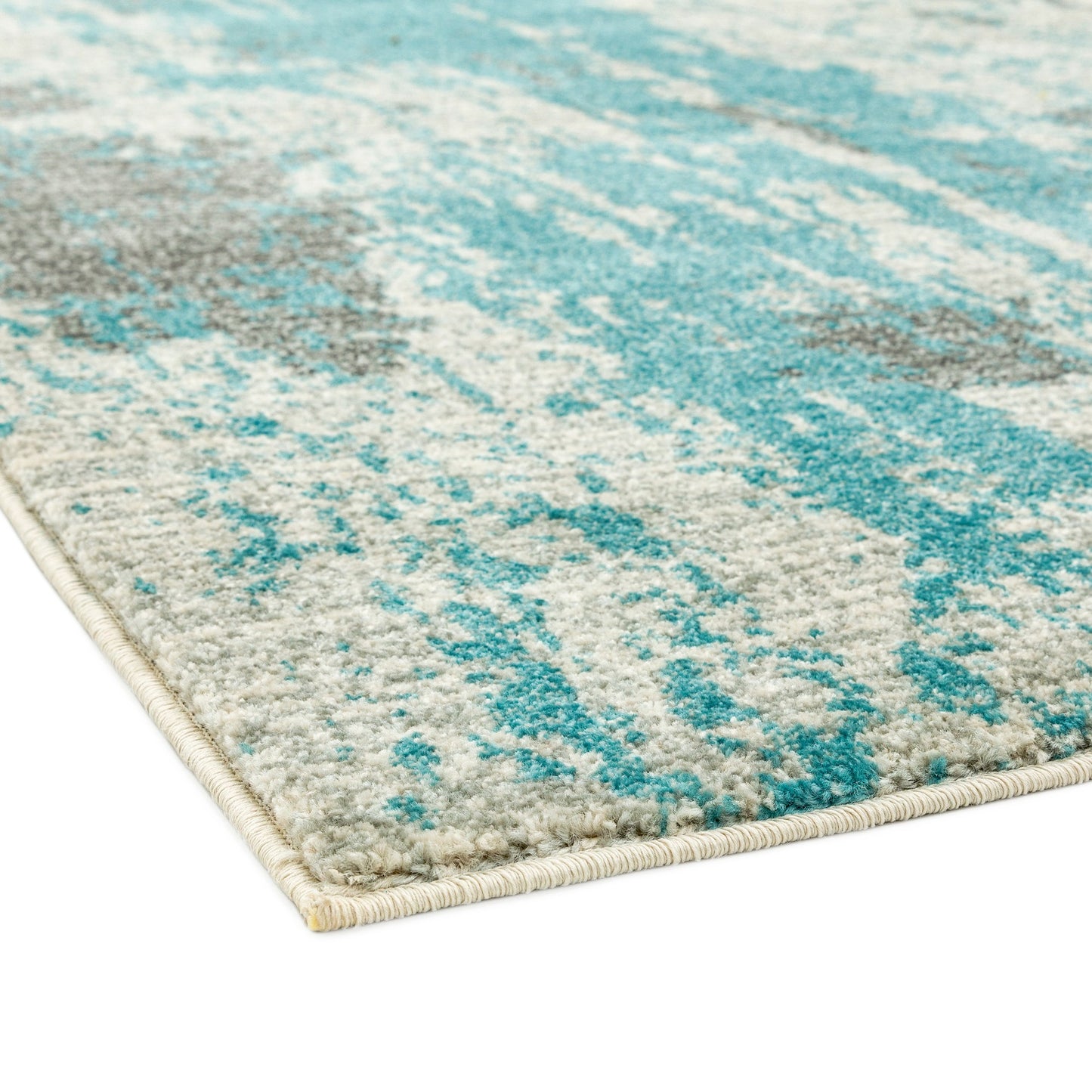 Nova Rugs NV15 in Painterly Duck Egg