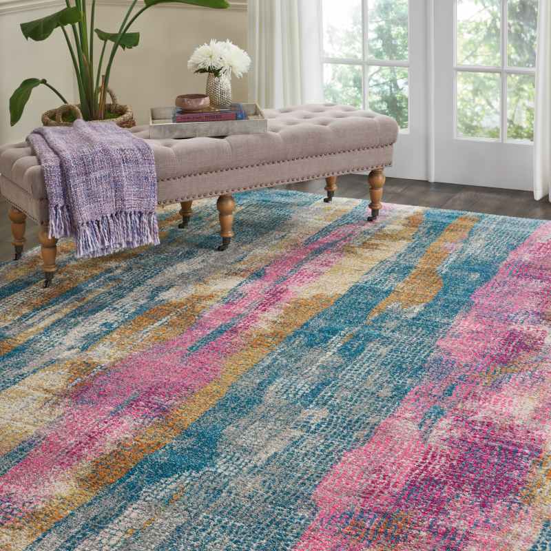 Passion Rugs PSN16 in Grey and Multi