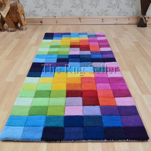 Funk Hallway Runners - Multi Coloured Pure Wool