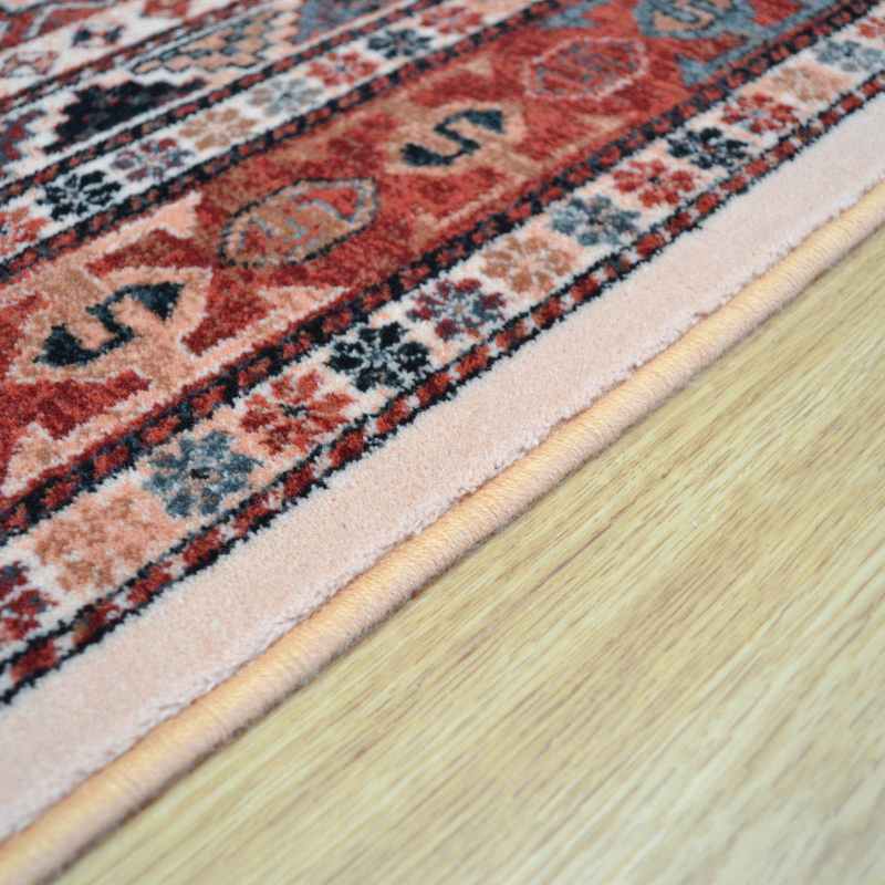 Royal Kashqai Traditional Wool Rugs 4306 100 in Cream and Brick