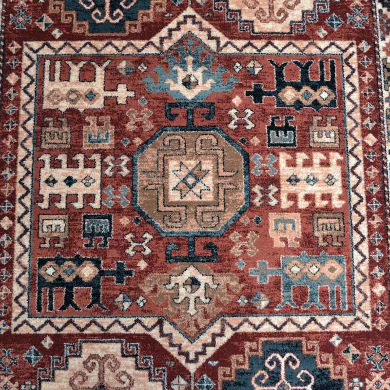 Royal Kashqai Traditional Wool Rugs 4306 300 in Brick