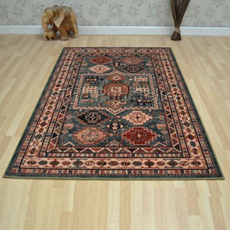 Royal Kashqai Traditional Wool Rugs 4306 400 in Green