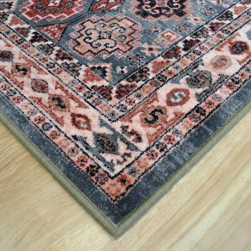 Royal Kashqai Traditional Wool Runner Rugs 4306 100 Green