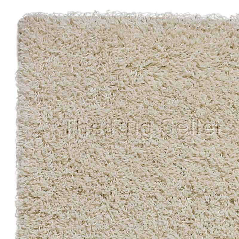 Vista Shaggy Plain Thick Rugs 2236 Cream