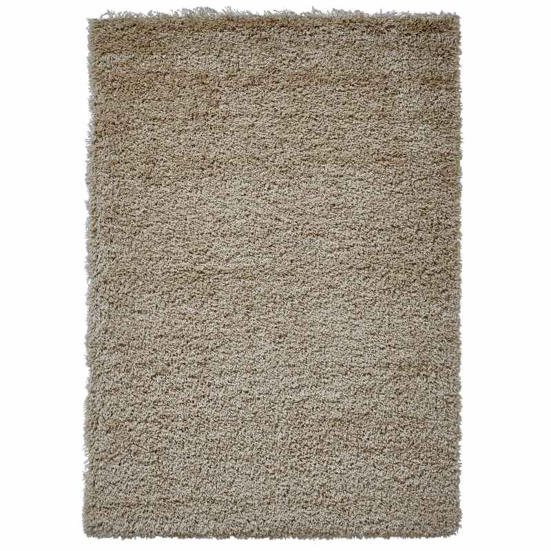 Vista Shaggy Plain Thick Rugs 2236 Light Beige