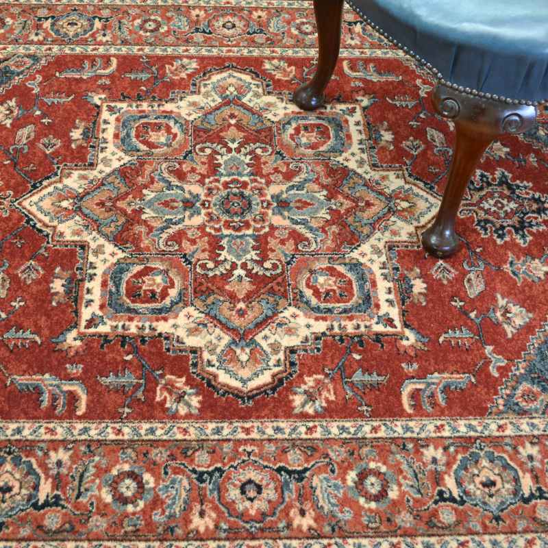 Royal Kashqai Traditional Wool Rugs 4354 300 in Red