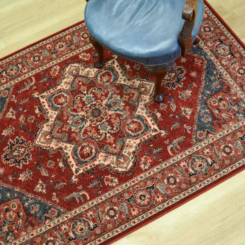 Royal Kashqai Traditional Wool Rugs 4354 300 in Red