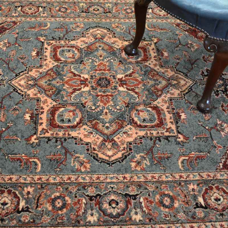 Royal Kashqai Traditional Wool Rugs 4354 401 in Green